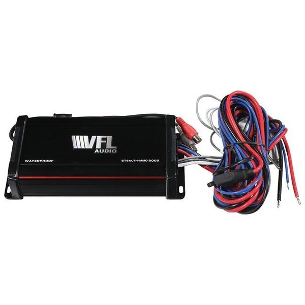 Wci American Bass MMC2002 100W VFL Maximum Audio Marine Mini 2 Channel Amplifier MMC2002